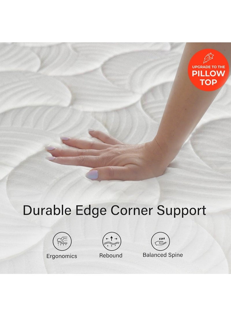 Pillow Comfort Bonnell Spring Mattress - Image 4